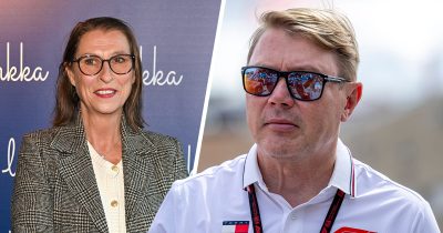 Erja Häkkinen, Mika Häkkinen. Kuvat: AOP