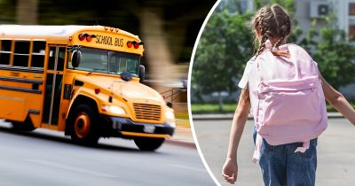 Lapsi ja koulubussi. Kuvat: Shutterstock