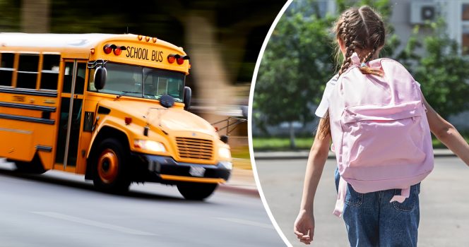 Lapsi ja koulubussi. Kuvat: Shutterstock