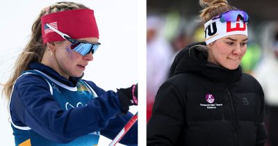 Jessie Diggins ja Vilma Nissinen