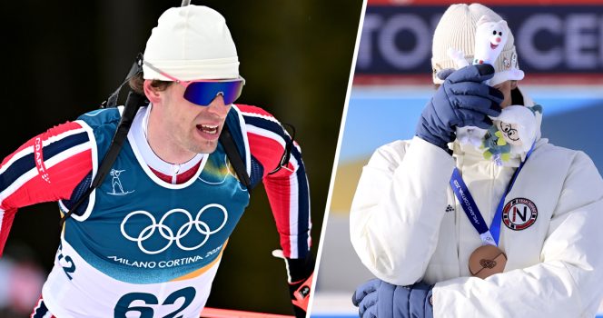 Norjan Sturla Holm Lægreid murtui kyyneliin ja avautui pettämisestä olympiamitalin varmistuttua.