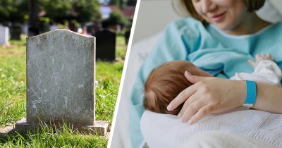 Hauta, äiti ja vastasyntynyt vauva. Kuvat Shutterstock