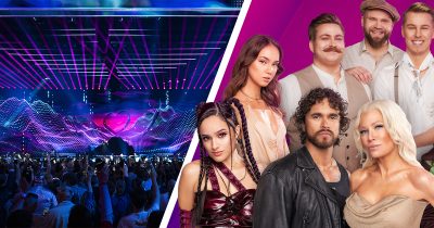 Euroviisut 2025, ja Suomen UMK-finalisteja. Kuvat: AOP, Yle Pressi
