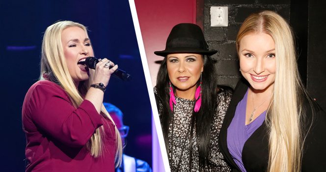 Jasmin Hertzberg The Voice of Finlandissa ja Saija "Sani" Aartela sekä Jasmin ”Jazu” Hertzberg Aikakoneessa. Kuvat: Nelonen Media, AOP