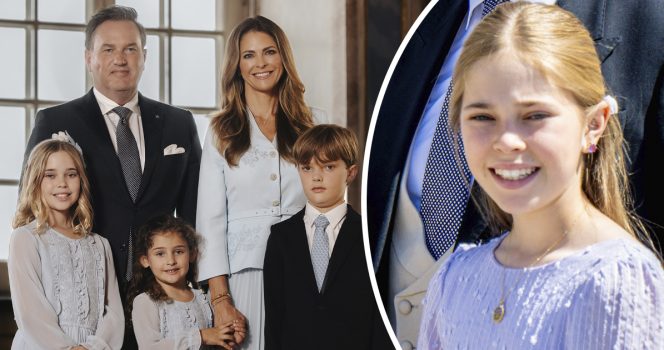 Ruotsin prinsessa Madeleinen tytär, prinsessa Leonore, täyttää tänään 12 vuotta.