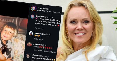 Sirpa Selänne ja kuvakaappaus hänen Instagram-tililtään