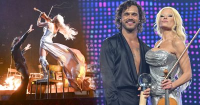 Linda Lampeniuksen ja Pete Parkkosen UMK-esityksen aikana tapahtui asioita, joita katsojat eivät tv:ssä nähneet.