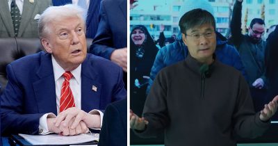 Donald Trump (vas.) ja Xueqin Jiang