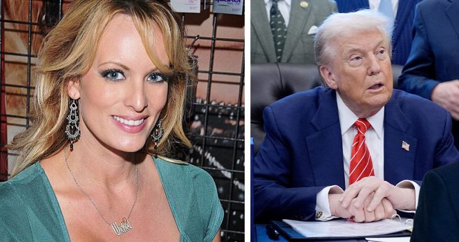 Stormy Adams ja Doanld Trump