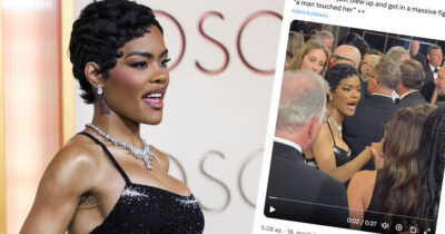 Näyttelijä Teyana Taylor väittää joutuneensa tönityksi Oscar-gaalassa.