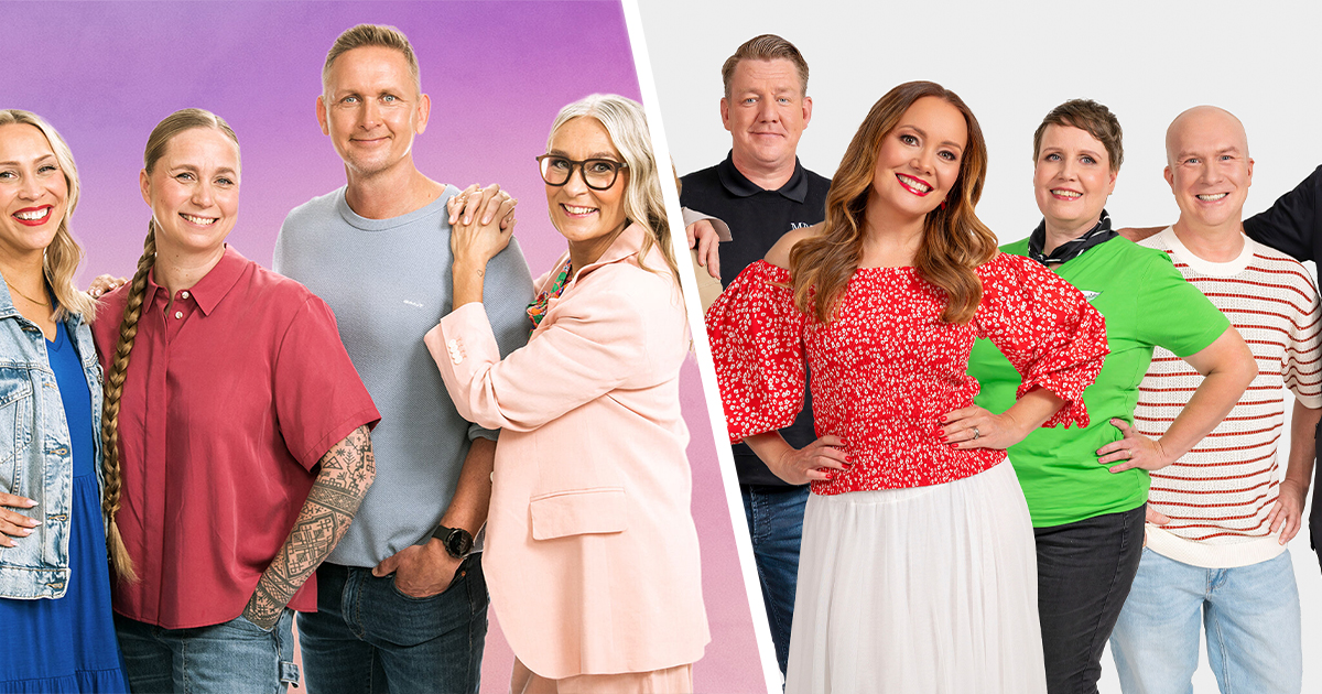 Kotoisa ja Huvila & Huussi. Kuvat: Mtv Pressi, Nelonen Media