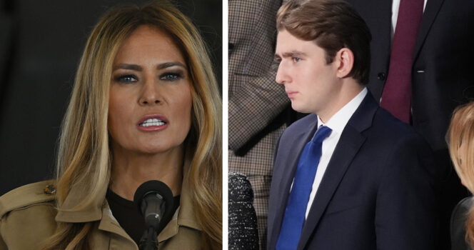 Melania Trump ja Barron Trump