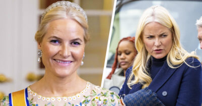 Kruununprinsessa Mette-Marit kuvattiin viikonloppuna kävelyllä happiviiksissä.