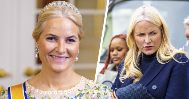 Kruununprinsessa Mette-Marit kuvattiin viikonloppuna kävelyllä happiviiksissä.