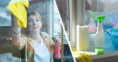 Ikkunoiden pesu. Kuvat: Shutterstock