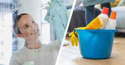 Kevätsiivous. Kuvituskuvat: Shutterstock