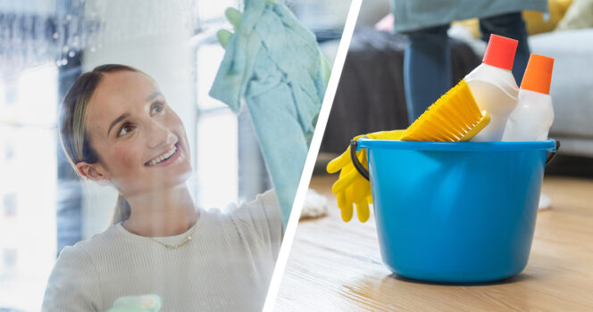 Kevätsiivous. Kuvituskuvat: Shutterstock