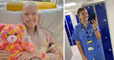 Rebecca Brown syöpä. Kuvat: stand Up to Cancer UK