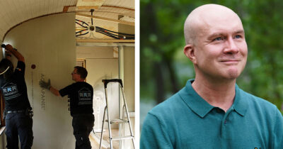 Mikko Vesanen, urakka junanvaunussa. Kuvat: Nelonen Media