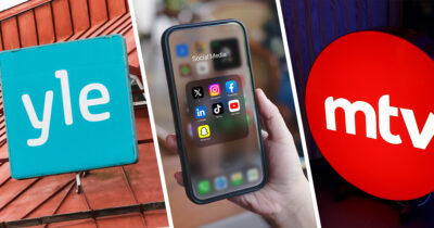 Yle, MTV, some. Kuvat: AOP, Shutterstock