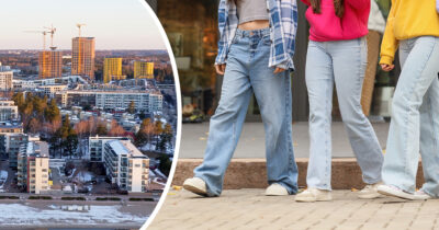 Vuosaari, nuoret kävelemässä. Kuvat: Shutterstock