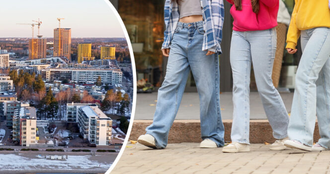 Vuosaari, nuoret kävelemässä. Kuvat: Shutterstock