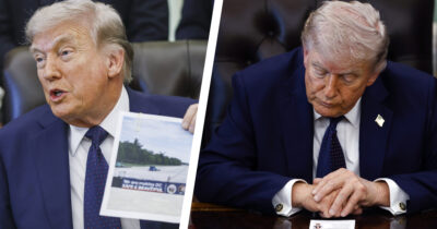 Donald Trumpin väitetään nukahtaneen rönsyilevän puheen jälkeen kesken kokouksen.