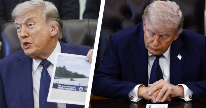 Donald Trumpin väitetään nukahtaneen rönsyilevän puheen jälkeen kesken kokouksen.