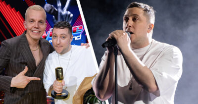 Elastinen ja Jose Carlos The Voice of Finland finaalissa. Kuvat: Nelonen