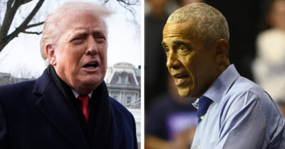 Donald Trump, Barack Obama. Kuvat: AOP