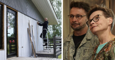 1960-luvun saunamökki muuttui Huvila & huussissa todelliseksi edustusmökiksi.