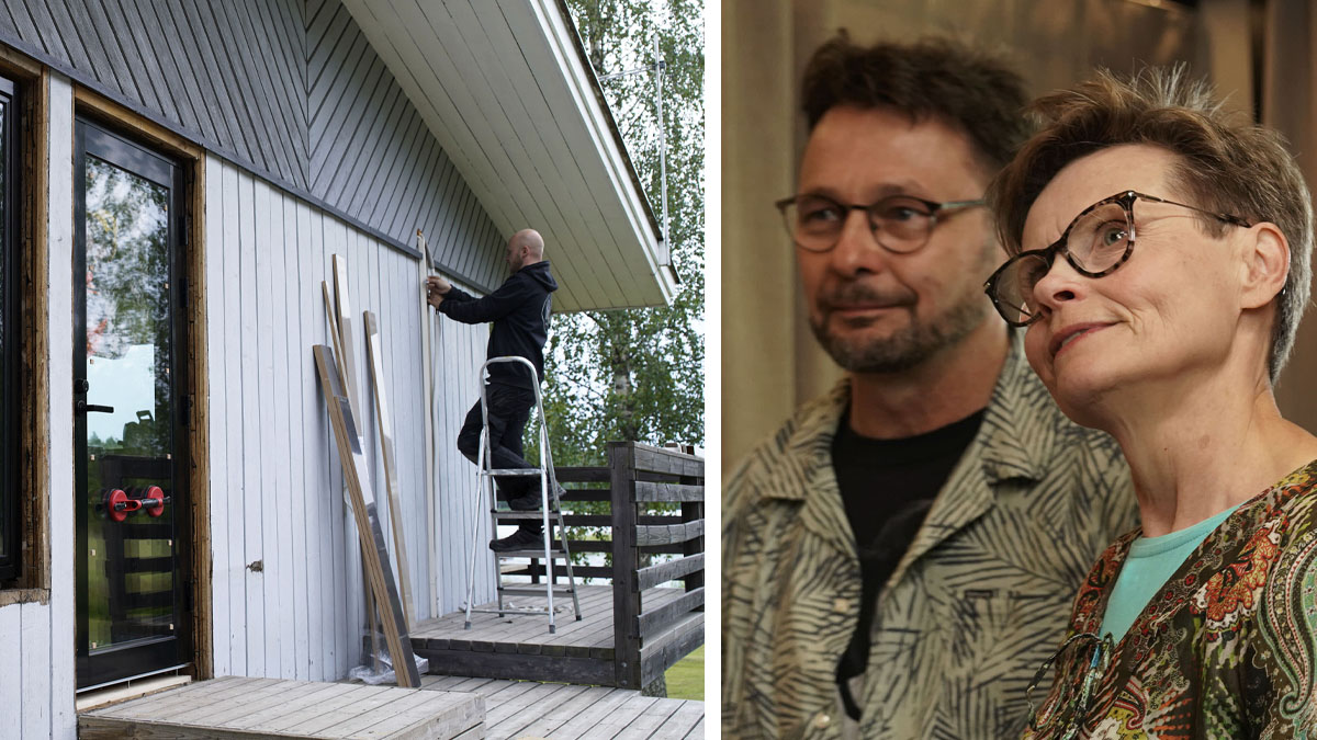 1960-luvun saunamökki muuttui Huvila & huussissa todelliseksi edustusmökiksi.