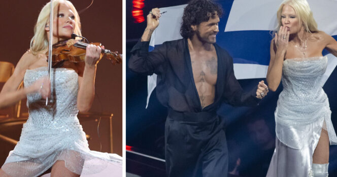 Linda Lampenius ei palannut Euroviisujen finaalin jälkeen yhdessä Pete Parkkosen kanssa Suomeen, vaan matkusti kotiinsa Ruotsiin.