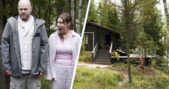 Huvila & huussin terassiremontti Anssin ja Hannan mökillä ihastutti omistajia.