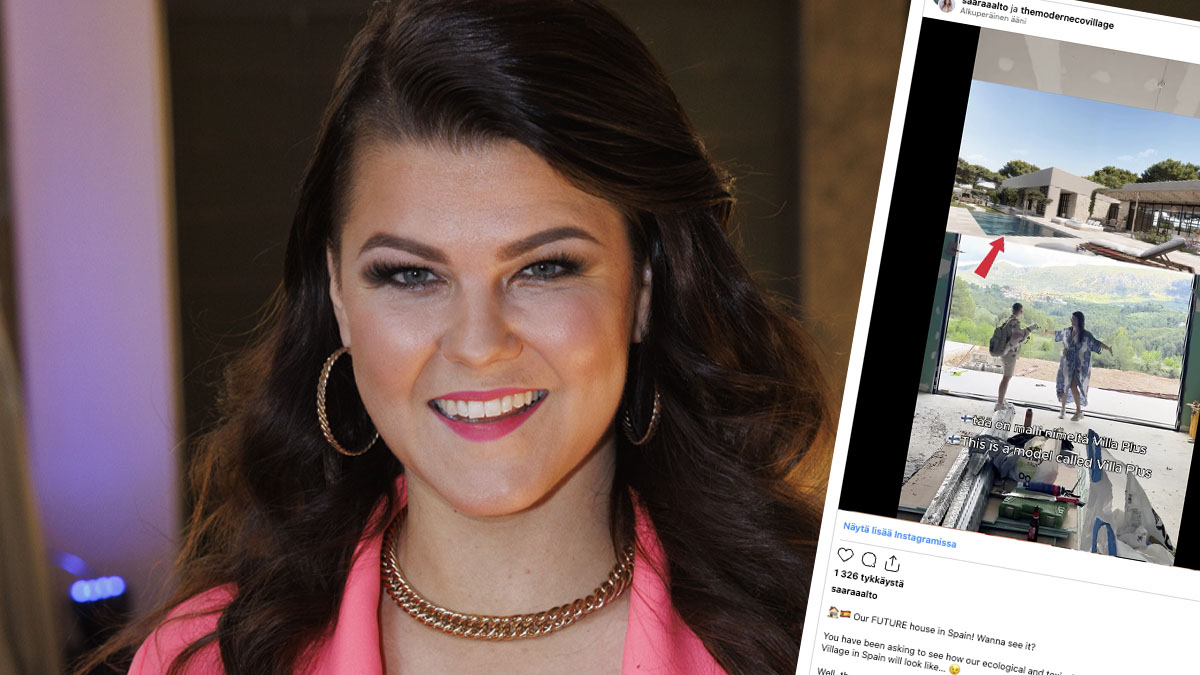Saara Aalto ja Meri-puoliso esittelevät nyt tulevan hulppean Espanjan ekohuvilansa.