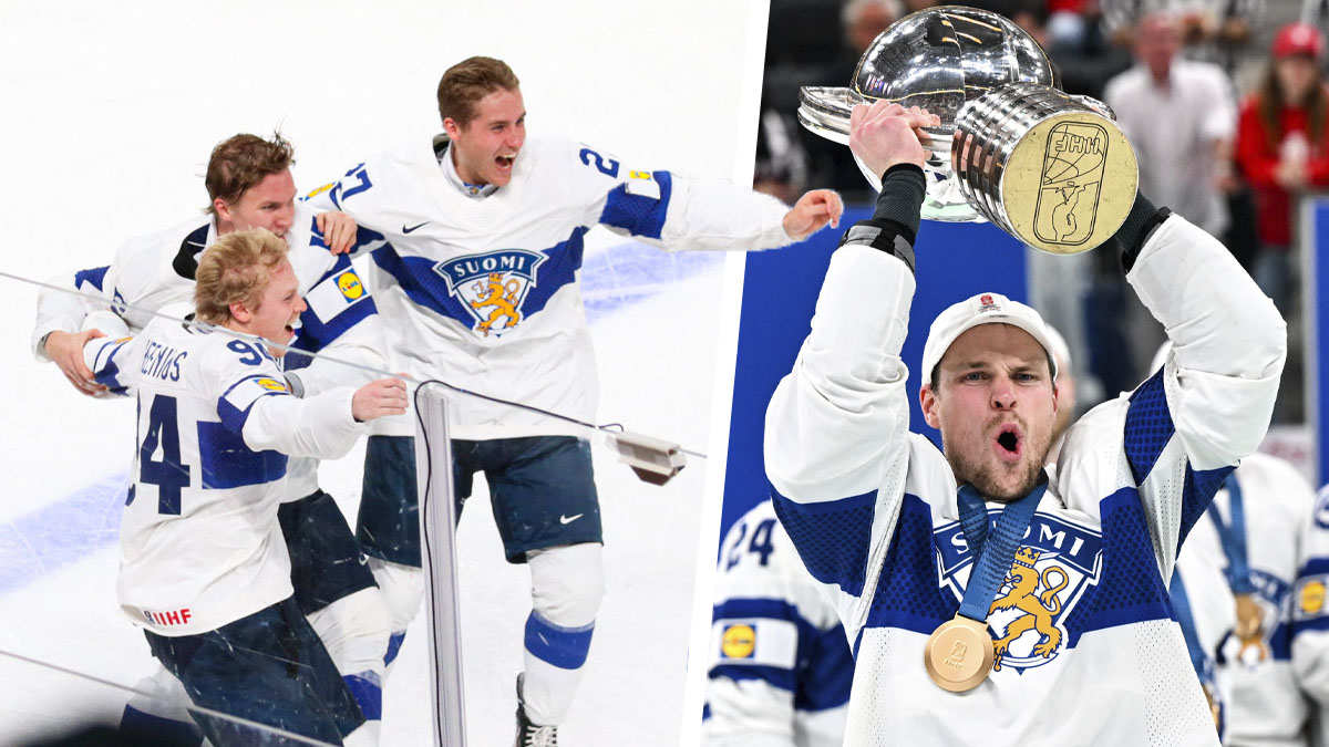 Jääkiekon MM-kultaa voittaneet Leijonat soittivat suoraan juhlista radioon ja esittivät kappaletoiveen, joka naurattaa.