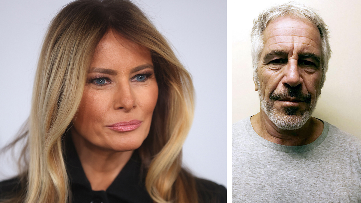 Melania Trump. Jeffrey Epstein. Kuvat: AOP