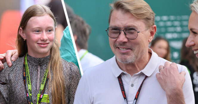 Ella Häkkinen, Mika Häkkinen. Kuvat: AOP