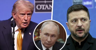 Donald Trump sekoili puheissaan ja sotki Volodymyr Zelenskyin Vladimir Putiniin.