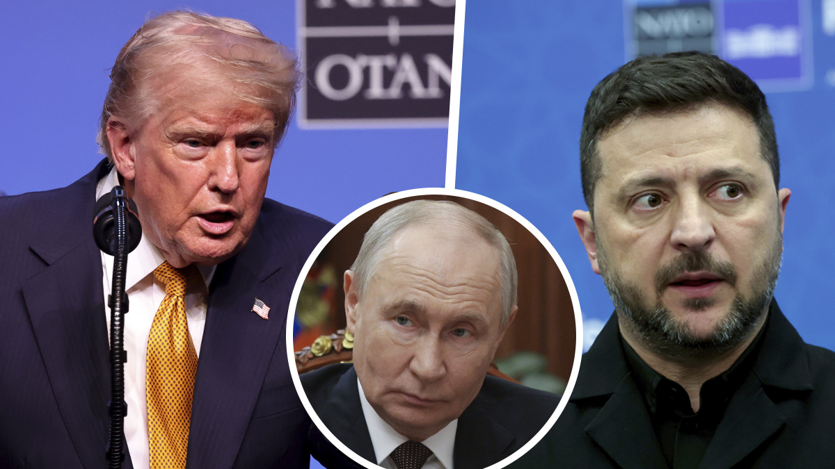 Donald Trump sekoili puheissaan ja sotki Volodymyr Zelenskyin Vladimir Putiniin.