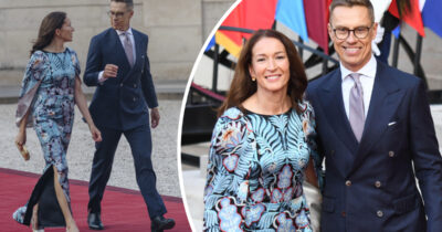 Presidentti Stubb ja rouva Innes-Stubb edustivat maanantaina Pariisissa.
