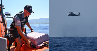 Pojois-Kyproksen lauttaturma, onnettomuus. Kuvat: Harun Ozalp/Anadolu via Getty Images