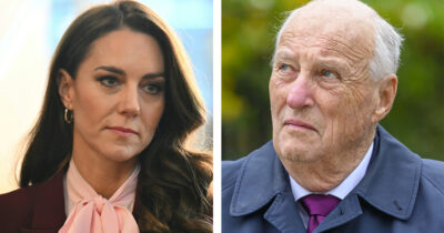 Prinsessa Catherine ja kuningas Harald. Kuvat: AOP