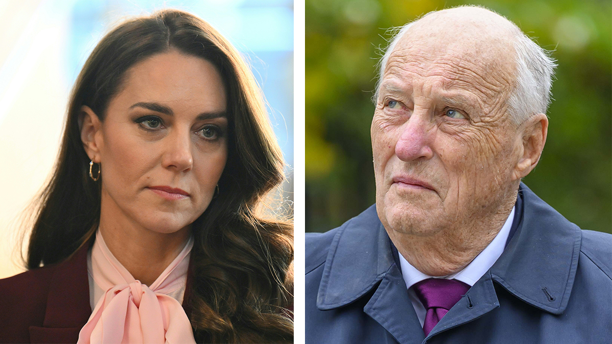 Prinsessa Catherine ja kuningas Harald. Kuvat: AOP