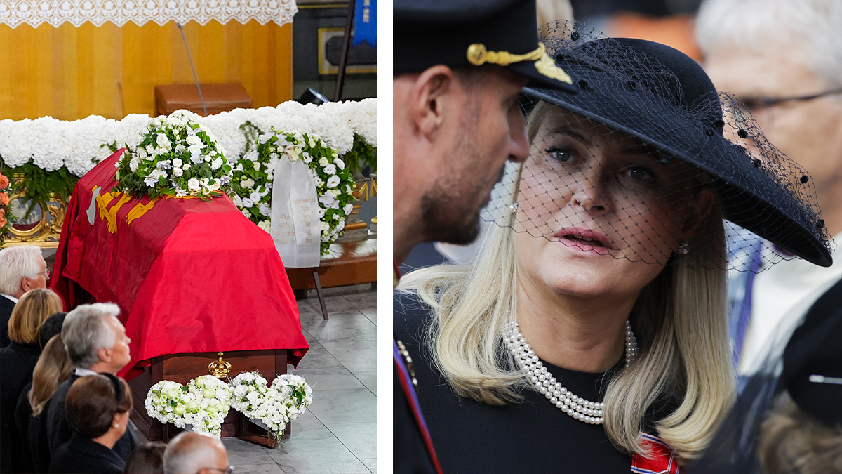 Kuningas Haraldin hautajaiset, Mette-Marit. Kuvat: AOP