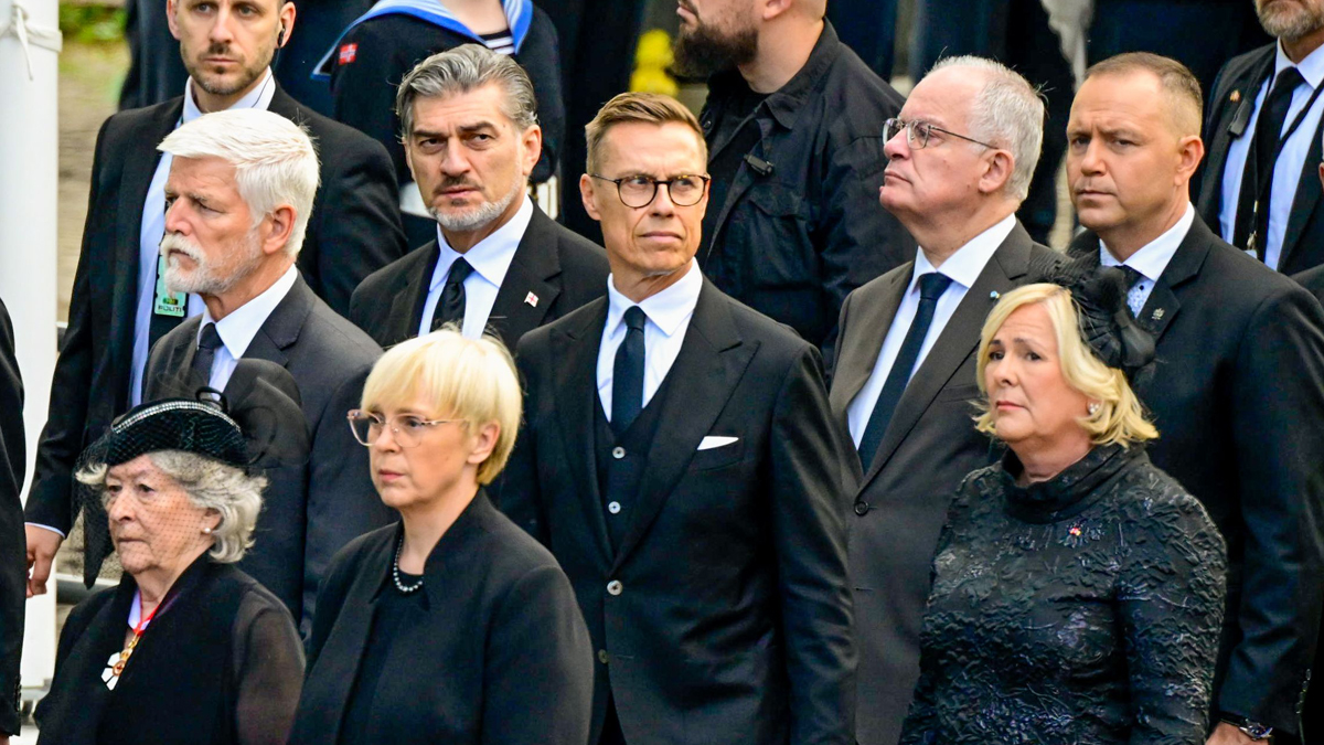 Alexander Stubbin asu poikkesi monista muista vieraista kuningas Haraldin hautajaisissa.