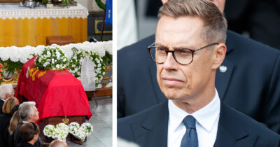 Kuningas Haraldin arkku, Alexander Stubb. Kuvat: AOP