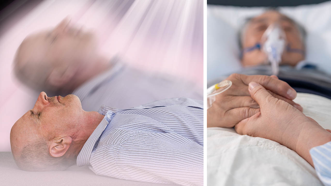Saattohoitaja paljastaa kuolevan viimeiset sanan. Kuva: Getty Images, Shutterstock.com