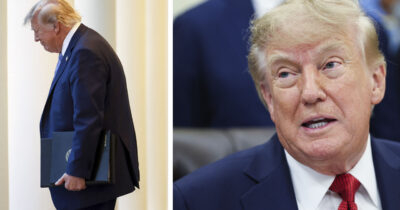 Donald Trumpin vaatteiden alla näkyvä erikoinen pullotus on saanut aikaan paljon kysymyksiä.