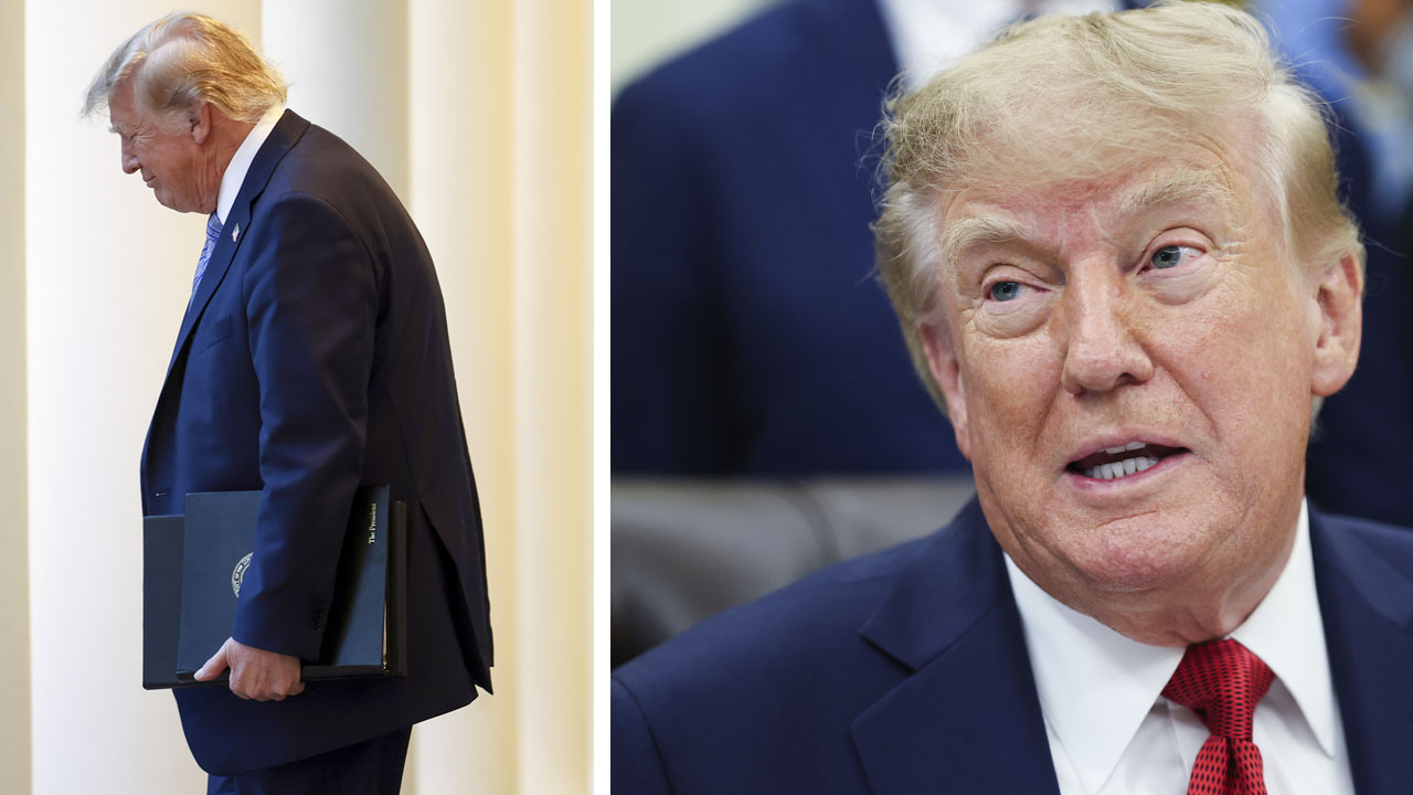 Donald Trumpin vaatteiden alla näkyvä erikoinen pullotus on saanut aikaan paljon kysymyksiä.